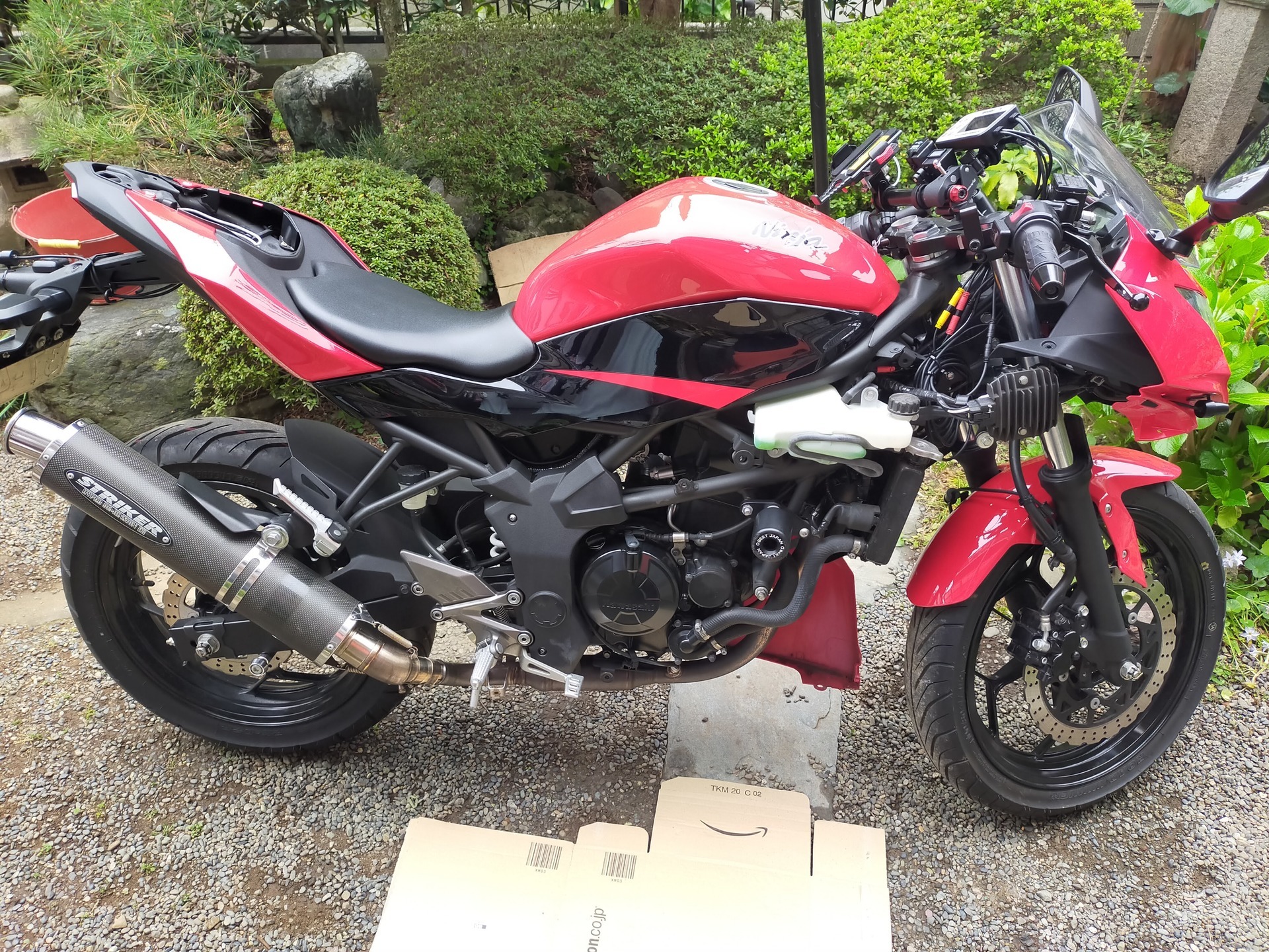 Ninja250SL エンジンフラッシング＆エンジンオイル交換＆オイルフィルター交換: ほっちーのNinja250SL（BX250A）ブログ