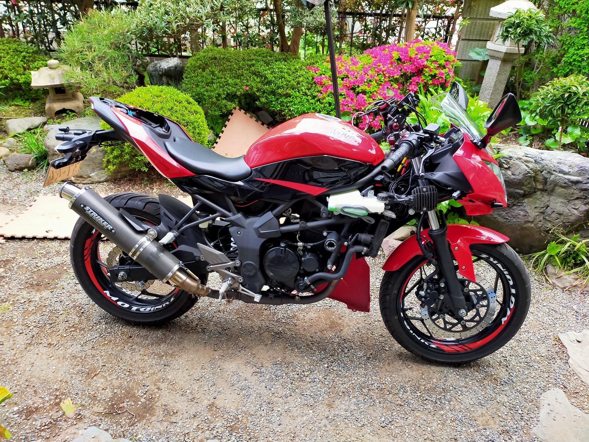 Ninja250SL クーラント交換: ほっちーのNinja250SL（BX250A）ブログ